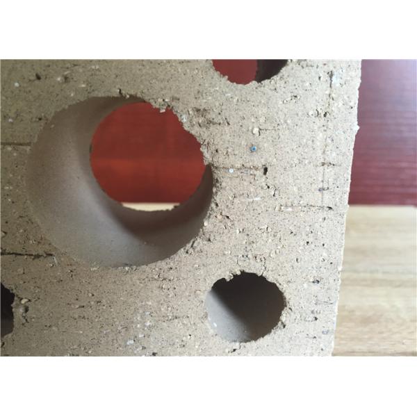 Quality Low Water Absorption Hollow Clay Brick , Hollow Building Blocks For Walls for sale
