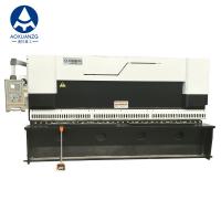 China 10*3200mm Estun E21S NC Hydraulic Guillotine Cutting Metal Plate Machines Shears Price factory