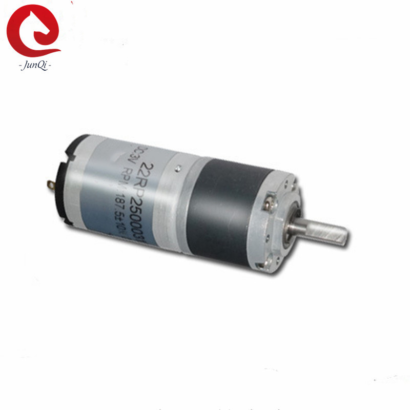 China 12v/24v 2~6W  22mm Planetary gear DC motor JQM-22RP250 For Video Tape Recorder factory