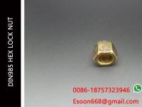 China M45-3.0/M45-4.5 DIN 985 Class 8 Zinc Finish Steel Nylon Insert Lock Nut factory