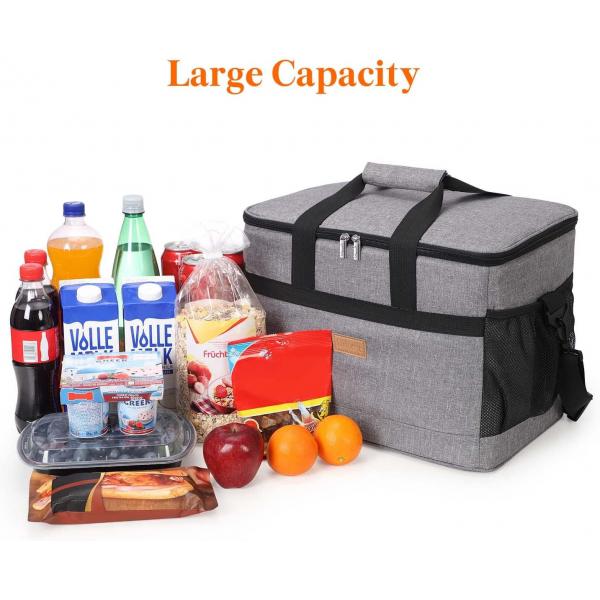 Quality 30 50 60 Can Insulated Collapsible Cooler Bag Tote Lunch Soft 40x27x31cm for sale