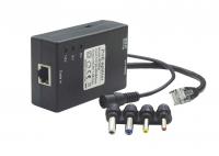China PD24WGM 24W PoE Splitter with 5V/9V/12V Switchable Output and Adaptive DC Connector Gigabit IEEE802.3af/at Compliant factory