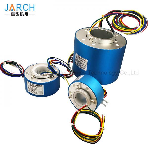 Quality Hollow Shaft Through Bore Slip Ring 500RPM For Robotic Equipment 1500mm OD for sale