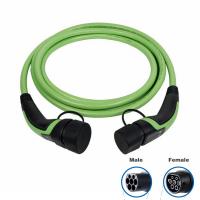 Quality IP55 250V Green EV mennekes type 2 charging cable for sale