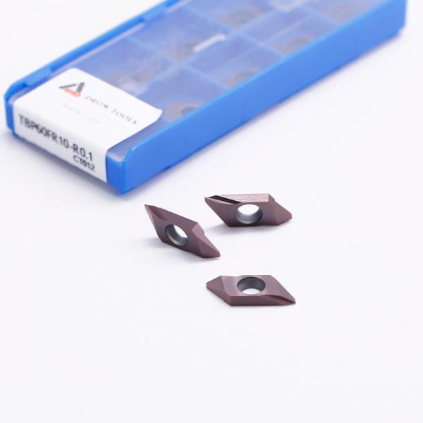 Quality 90° Carbide Groove Cutter Inserts TBP60FR10 TBPA For Back Turning With R050/R100 for sale