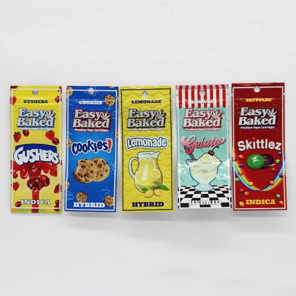Quality Exotic Vape Plastic Pouches Packaging Cartridge Flavor Promotion Bag For Food for sale