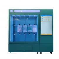 China Shopping Mall Clothes Vending Machine With Hanging Slots 43'' Large Touch Screen factory