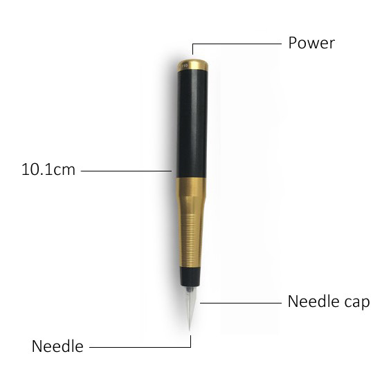 Quality Portable Permanent Makeup Machine / Eyeliner Tattoo Pen DC7V-0.3A 1.35W for sale