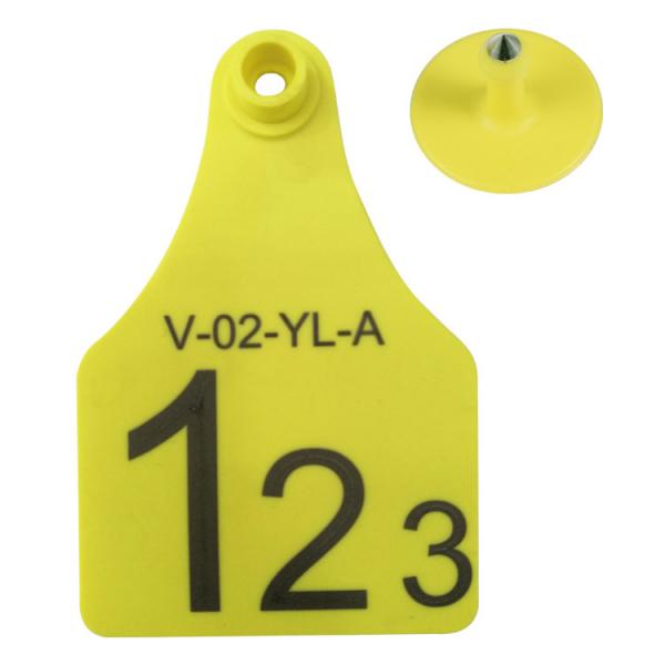 Quality Mini / Middle / Large Size RFID Visual Tag Laser Printing Support Yellow Or for sale