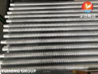 China Stainless Steel Solid Fin Tube , High Frequence Weldding Fin Tube factory