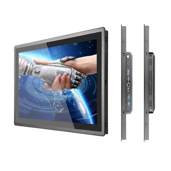 Quality Waterproof 17 Inch Touch Screen Monitor Panel All In One PC Anti Shock Vibration for sale