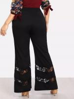 China new design women's plaid pants,wholesale price black trousers pants factory