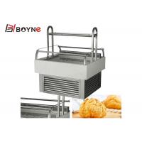China R134A Air Cooling Cake Display Case Floor Type Bakery Cabinet With Sliding Door for sale