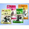 China PET PE Laminated Gusseted Zipper Bags Hang Hole for Herbal Medicine factory