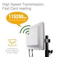 China RJ45 RS485 Long Range Uhf RFID Card Access Control 960 Mhz Build In 7 DBi Antenna factory
