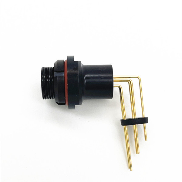 Quality Black Fischer Cable Connector PCB Mounted Right Angle DBPC102A054 for sale