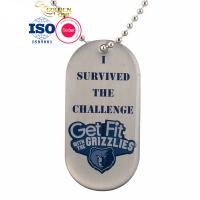 China Street Custom Dog Tag Necklace , Cool Air Personalised Dog Collar Tags factory