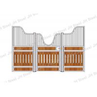 China Wooden Horse Stall Panels Sliding Door Equestrian Horse Stable CE IOS Listed factory