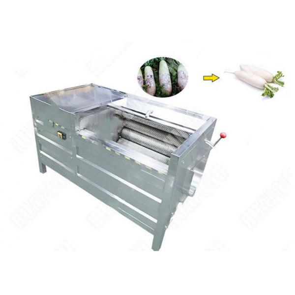 Quality 700kg/H Potato Washing And Peeling Machine For Rubbing / Peeling for sale
