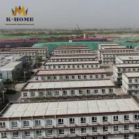 China Container Apartment Complex Prefab Camp 3 Story Manufactured Homes factory