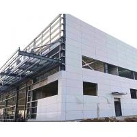 China Metal Construction Steel Structure Warehouse With Aluminum / PVC Windows factory