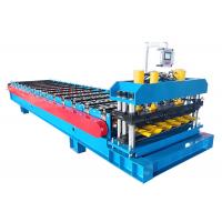 China GI PPGI  Steel Glazed Step Tile Roll Forming Machine 15-20m/Min for sale