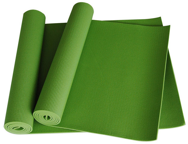 China green color thickness studio non slip yoga mat for sale