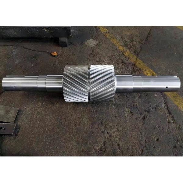 Quality Gear Milling Herringbone Double Helical Gear Shaft DP 1.5 22T for sale