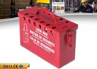 China Red Portable Lockout Tagout Kits With 12 Pieces Padlocks Steel Material factory