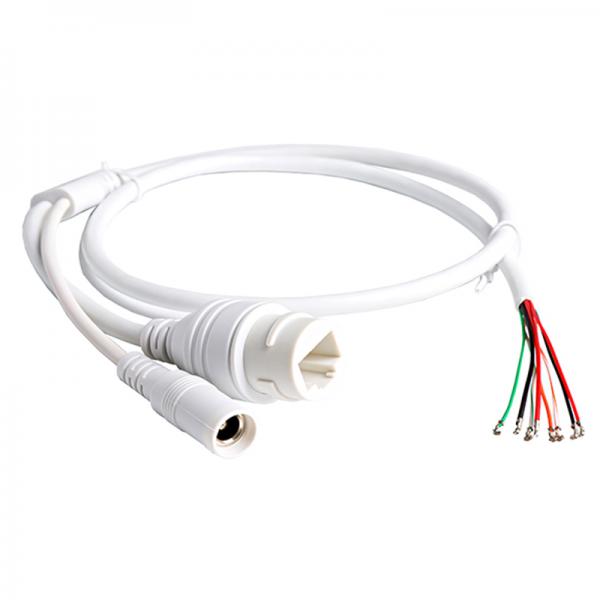 Network Webcam Camera Waterproof Cable video transmission With RJ45 POE With DC Terminal Cable