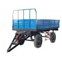 China 3-15Tons 4 Wheels Agricultural Tipping Trailer Tractor Mounted Trailer Left And Right Dump Farm Trailer factory