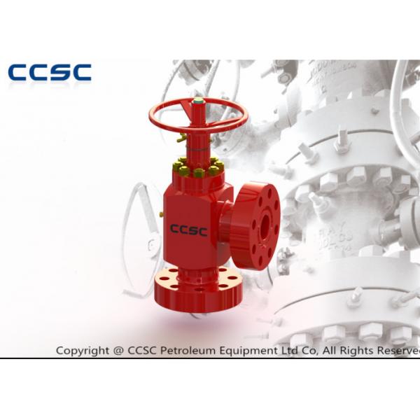 Quality CCSC Oil And Gas Choke Valve Flange Connected Working Pressure 2,000psi – 20,000ps for sale