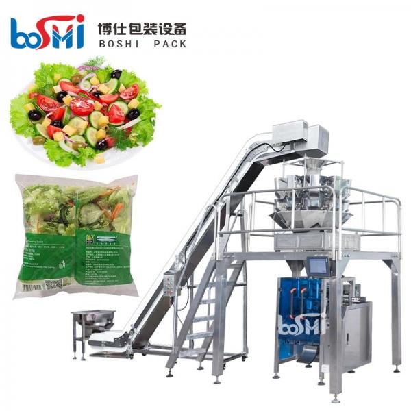 Quality Full Automatic Frozen Vegetable Packing Machine Waterproof Dustproof With PLC Control for sale