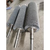 China Cylindrical Brush Sander PP Wire For Industrial Nylon Wire Brush Roller For Cleaning And Dusting factory