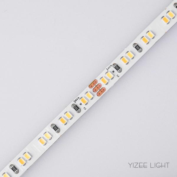 Quality 24V Color Temperature Adjustable LED Strip 2700 - 6000K SMD2216 240 LEDs/M 9.6W for sale