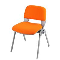 China Foam Cushion W510cm Stackable Fabric Chairs / Writing Pad Study Chair for sale