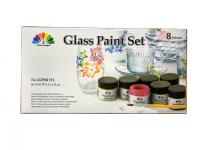 Buy cheap Non - Toxic Art Painting Colours 8 Pcs Glass Paint Set 8X15ml 20 Light Fast from wholesalers