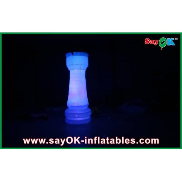 Quality DIa 2m Inflatable Pillar Lighting Decoration With 16 Different Colors for sale