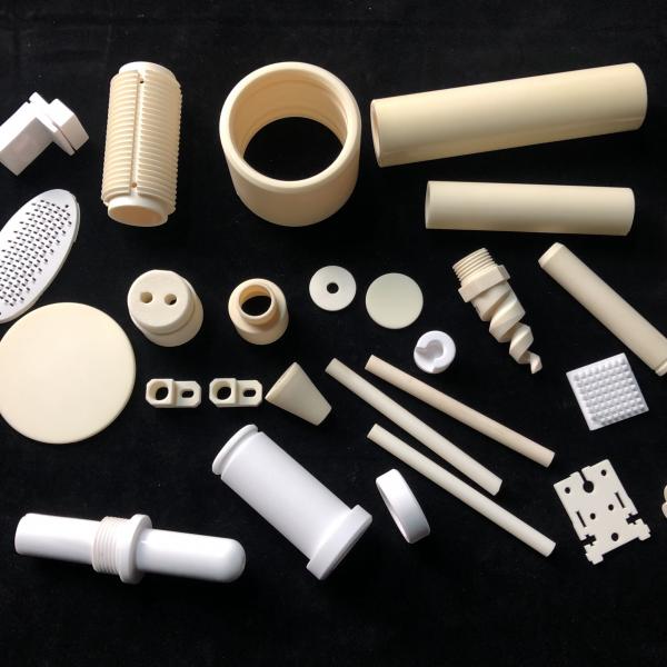 Quality 99% 1700C Machining Ceramic Parts Customized Alumina 99 Ceramic Insulating Part for sale