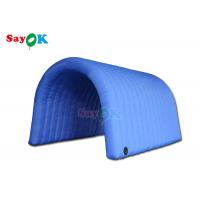 China Inflatable Lawn Tent 5x5x3mH Blue Inflatable Tunnel Tent Oxford Cloth For Exhibition factory