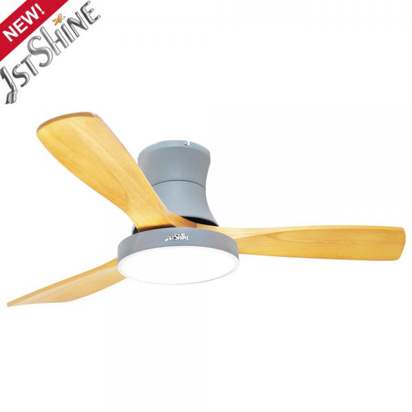 Quality 5 Speed 48 Inch Flush Mount Ceiling Fan With Light And Remote DC Inverter for sale