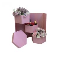 Quality 2mm Handmade Paperboard Gift Boxes Hexagonal For Girlfriend Gifts for sale