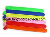China Best Selling Popular Silicone USB Flash Drives, 100% Real Capacity Band Wrist USB Sticks factory