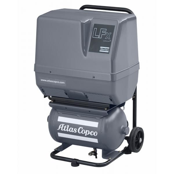 Quality Oil Free Atlas Screw Air Compressor LFX Compact Piston 62-64dB Noise Level for sale