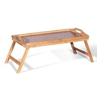 China waterproof foldable bamboo breakfast dinner serving bed table tray factory