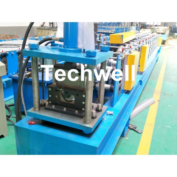 Quality PPGI Half Round Gutter Roll Forming Machine For Making Rainwater Gutter & Box for sale