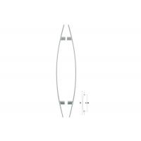 Quality Smooth Surface Vintage Glass Door Handles Superior Plating Easy For Installation for sale