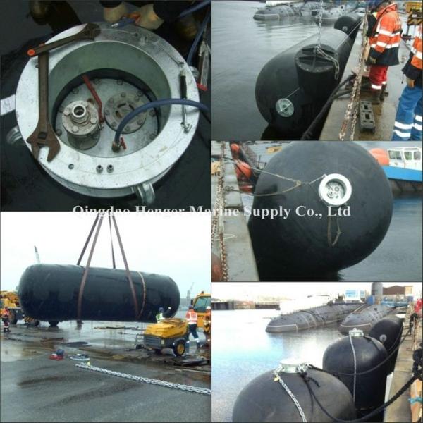 ISO17357 Cetificate Floating Submarine Fenders For Submarine Jetties 2