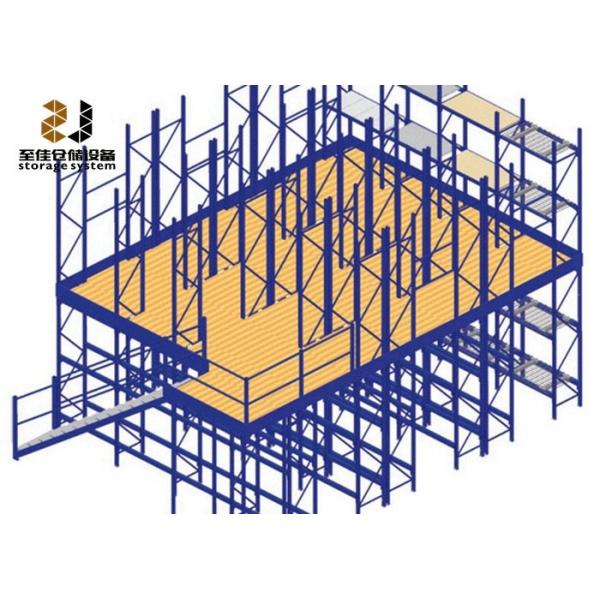 Quality Stable Commercial Mezzanine Floors , Storage Mezzanine Platforms For Workshop for sale