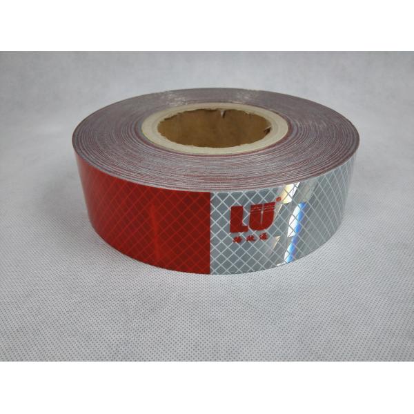 Quality Flexible Luminous Road 2 Inch Truck Red And White Dot Reflective Tape On Commercial Vehicles for sale